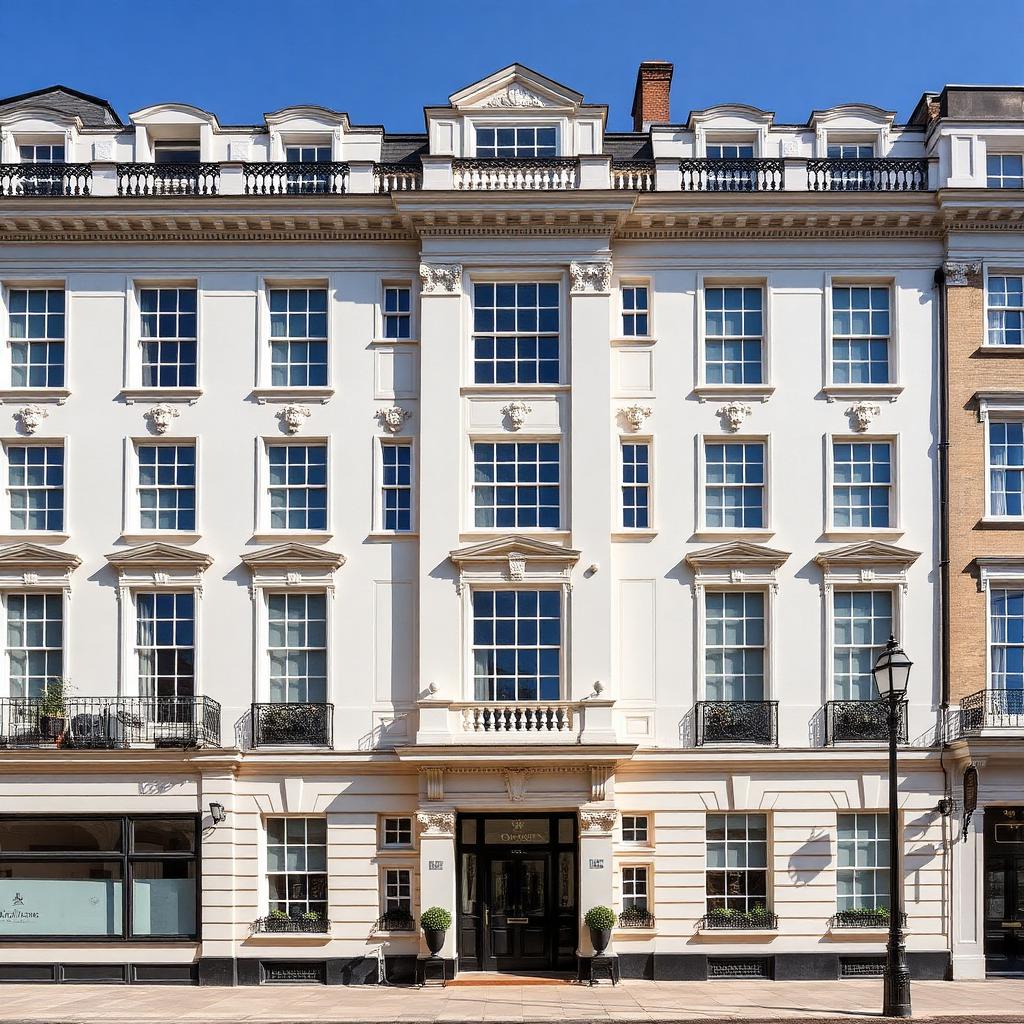 Astrum Medical Academy building on Little Portland Street, Marylebone